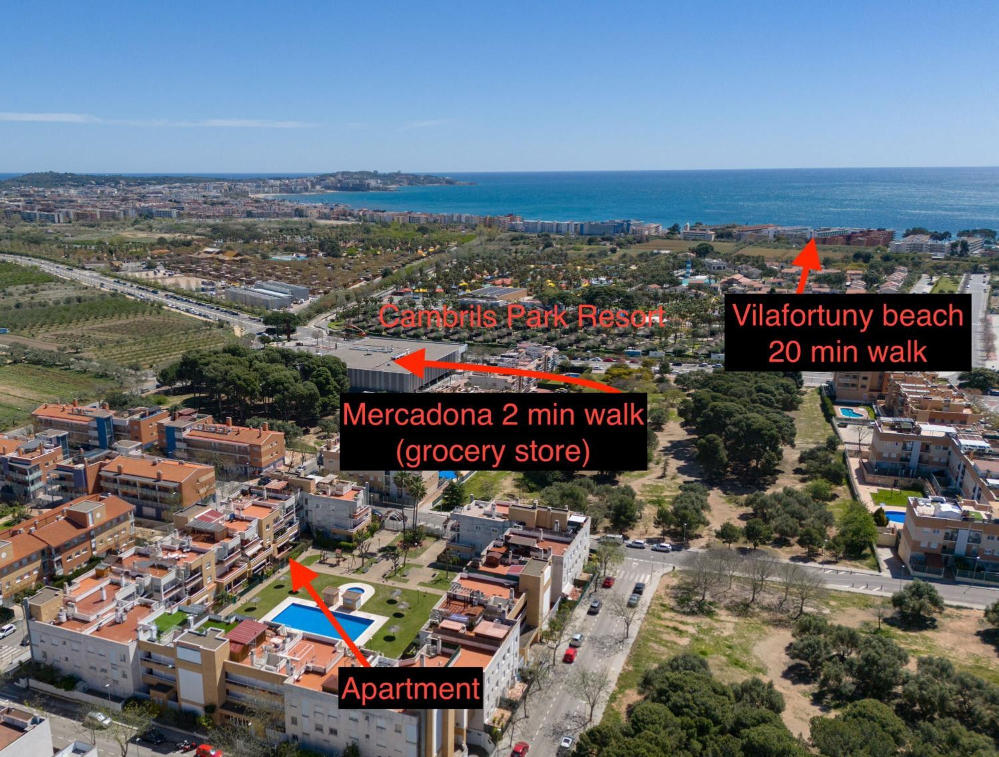 Cambrils Haven:2Br+2Bth+Wf+Pool Leilighet Eksteriør bilde